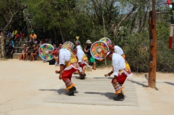 this is one of several performances that involve ancient maya rituals and customs