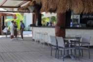 In addition to the restaurant, the beach club also has a lounge with a sound system and drinks to go.