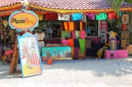 art and craft work for sale, just off the beach