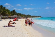Mamita's Beach, Playa del Carmen, U.S. News and Travel rates Playa del Carmen as the best apres beach town in Mexico