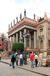 Teatro Juarez, neo-classical architecture, circa 1870- 1903, guanajuato