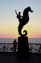 El Caballito a monument in Puerto Vallarta dedicated to the sea