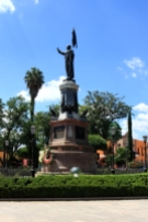 monument to Father Hildago, the spiritual leader of Mexico's revolutionary war