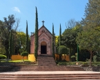 A chapel monument located on the hill in Queretaro where the Mexican army defeated Maximillian to win freedom from Austria.