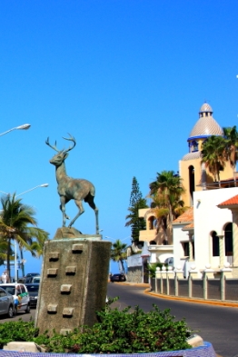 Monument to Mazatlan which translated means land of deer